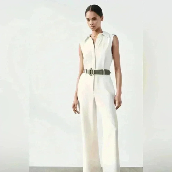 🔥🔥Zara belt jumpsuit - Picture 3 of 5